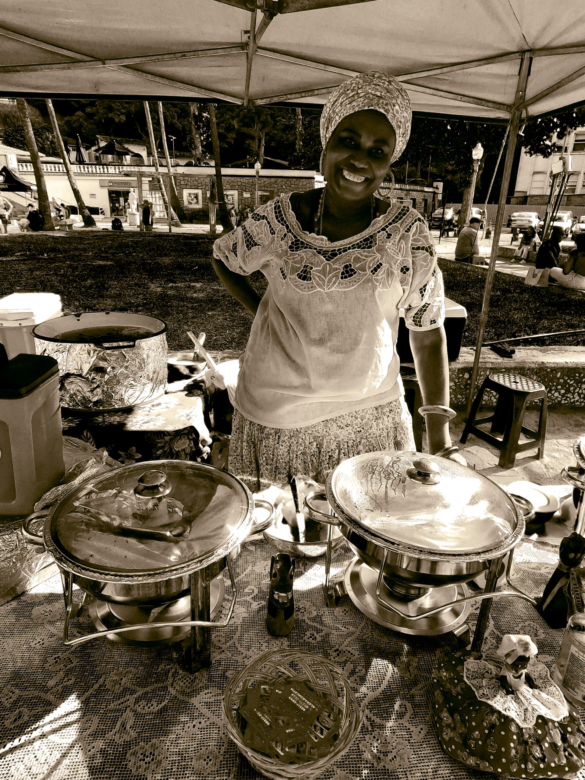 Acaraje na Praia Vermelha, Rio de Janeiro